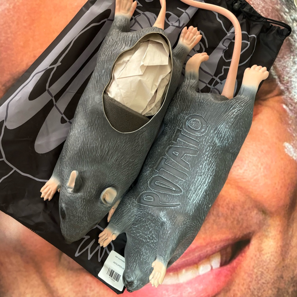 🔥🐀 POTATO RAT SHOES - SOLD OUT!! OSFA NWT 🐀🔥
